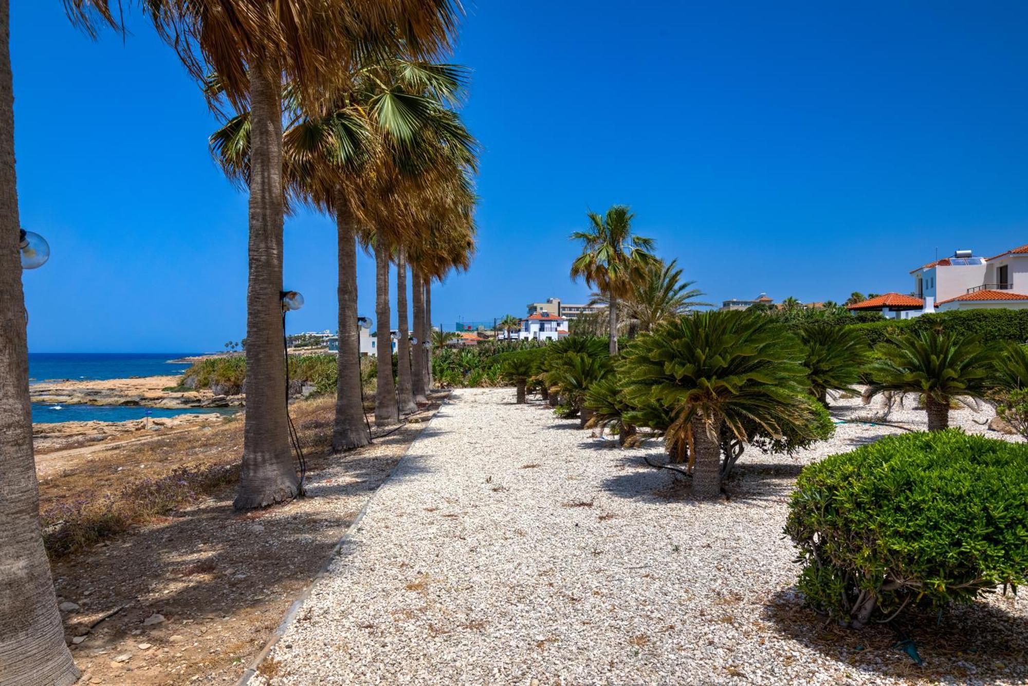 Platzia Beach Villas Paphos Exterior foto